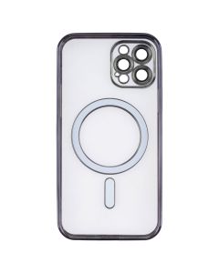 Чохол накладка для iPhone 12 Pro WAVE Metal Matte Case with Magnetic Ring MagSafe ФІолетова (Purple)