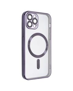 Чохол накладка для iPhone 12 Pro WAVE Metal Matte Case with Magnetic Ring MagSafe ФІолетова (Purple)
