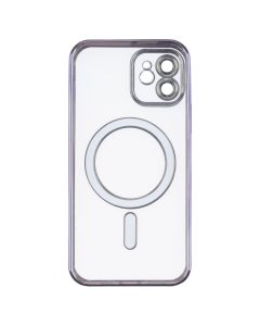 Чохол накладка для iPhone 12 WAVE Metal Matte Case with Magnetic Ring MagSafe ФІолетова (Purple)