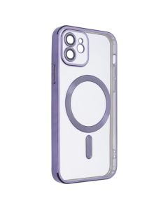 Чохол накладка для iPhone 12 WAVE Metal Matte Case with Magnetic Ring MagSafe ФІолетова (Purple)