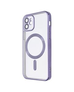 Чохол накладка для iPhone 12 WAVE Metal Matte Case with Magnetic Ring MagSafe ФІолетова (Purple)
