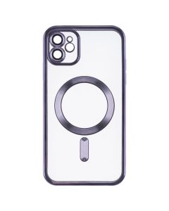 Чохол накладка для iPhone 11 WAVE Metal Matte Case with Magnetic Ring MagSafe ФІолетова (Purple)