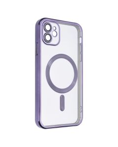 Чохол накладка для iPhone 11 WAVE Metal Matte Case with Magnetic Ring MagSafe ФІолетова (Purple)