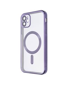 Чохол накладка для iPhone 11 WAVE Metal Matte Case with Magnetic Ring MagSafe ФІолетова (Purple)