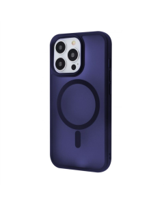 Чохол накладка для iPhone 13 Pro WAVE Matte Insane MagSafe Синя (Midnight Blue)