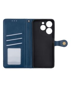 Чехол кейс для TECNO Spark 10 Pro GETMAN Gallant Синий (Blue)