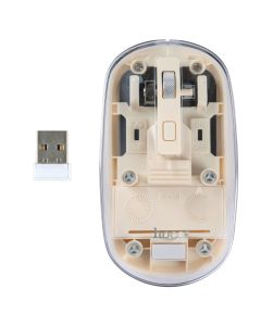 Миша бездротова Hoco GM29 Crystals Біла (White)