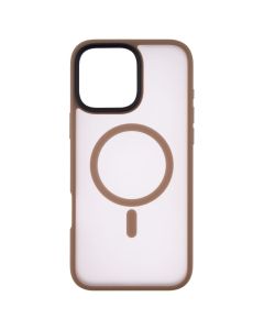 Чохол накладка для iPhone 16 Pro Max WAVE Matte Insane MagSafe Сіра (Desert Titanium)