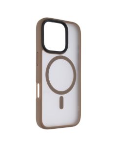 Чохол накладка для iPhone 16 Pro WAVE Matte Insane MagSafe Сіра (Desert Titanium)