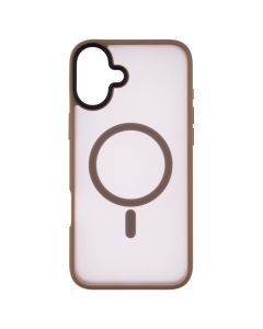 Чохол накладка для iPhone 16 Plus WAVE Matte Insane MagSafe Сіра (Desert Titanium)