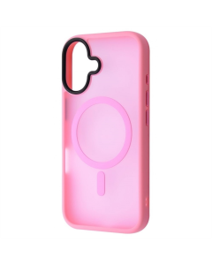 Чохол накладка для iPhone 16 Plus WAVE Matte Insane MagSafe Рожева (Pink)