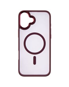 Чохол накладка для iPhone 16 Plus WAVE Ardor MagSafe Червона (Bordo)