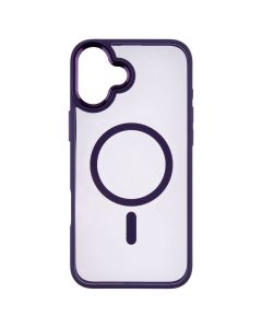 Чохол накладка для iPhone 16 Plus WAVE Ardor MagSafe Фіолетова (Deep Purple)