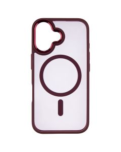 Чохол накладка для iPhone 16 WAVE Ardor MagSafe Червона (Bordo)