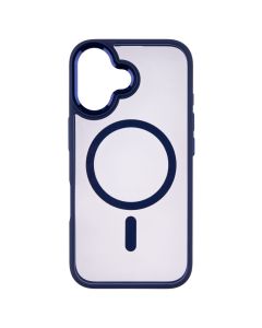 Чохол накладка для iPhone 16 WAVE Ardor MagSafe Синя (Midnight Blue)