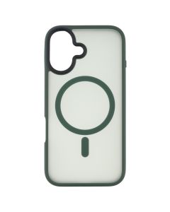 Чохол накладка для iPhone 16 WAVE Matte Insane MagSafe Зелена (Green)