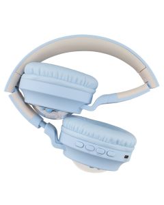 Беспроводные полноразмерные наушники Hoco W50 Cute Fun Синие (Blue)