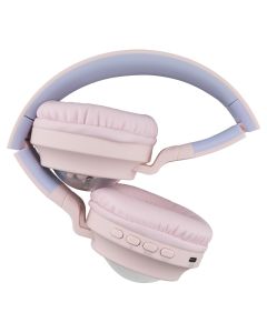 Беспроводные полноразмерные наушники Hoco W50 Cute Fun Розовые (Pink)