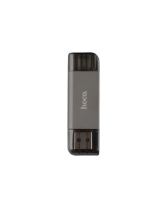 Кардридер Hoco HB39 USB/Type-C 3.0 SD/TF Серый (Grey)