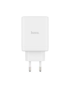 Зарядний пристрій Hoco N33 (1USB+2USB-C) PD 35W Білий (White)