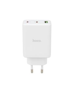 Зарядний пристрій Hoco N33 (1USB+2USB-C) PD 35W Білий (White)
