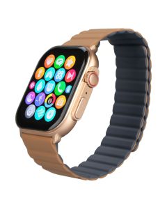 Умные часы iMiki SF1 с магнитным ремешком Золотого цвета.