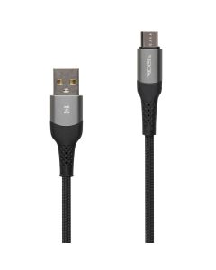 USB кабель Ridea RC-US42 UltraStrong Micro-USB 3A 2м Чорний (Black)