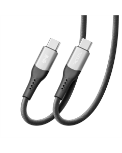 USB кабель Ridea RC-US42 UltraStrong Type-C to Type-C 60W 2м Чорний (Black)