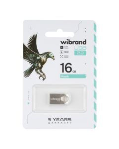 USB флеш-накопитель Wibrand Scorpio (USB 2.0) 16 Гб Черный (Black)