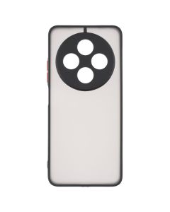 Чехол накладка для Xiaomi Redmi 14C/A4/Poco C75 Frame MakeFuture Черный (Black)