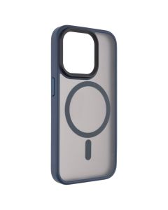 Чохол накладка для iPhone 15 Pro ArmorStandart Uniq MagSafe Синя (Dark Blue)