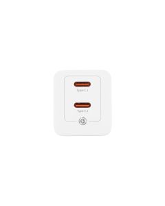 Зарядний пристрій Baseus GaN5 Pro 40W (2USB-C) Білий (White)