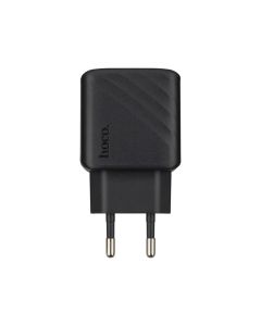 Зарядний пристрій Hoco CS25A PD 25W (1USB+1USB-C) Чорний (Black)