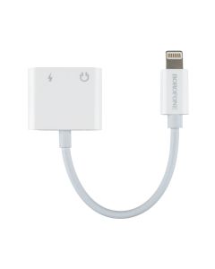 Перехідник Borofone BV12 Lightning to 3.5mm Білий (White)