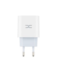 Зарядний пристрій DC CA-F19 PD20W (1 USB-C) + кабель Type-C to Lightning Білий (White)