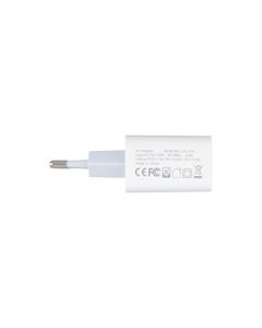 Зарядний пристрій DC CA-F19 PD20W (1 USB-C) + кабель Type-C to Lightning Білий (White)