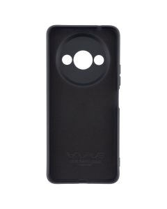 Чехол накладка для Xiaomi Redmi A3 WAVE Цветной Чёрный (Black)