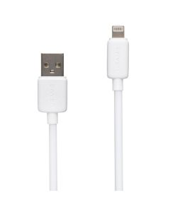 USB кабель Usams US-SJ689 Lightning 2.4A 1м Білий (White)