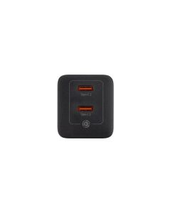 Зарядний пристрій Baseus GaN5 Pro 40W (2 USB-C) Чорний (Black)