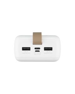 Power Bank 30000 mAh XO PR199 2USB+Type-C Білий (White)