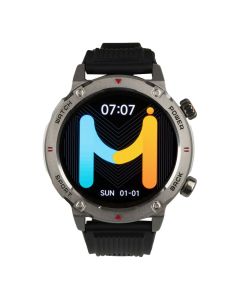 Умные часы iMiki D2 с силиконовым ремешком, серебристые (Silver)