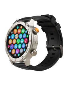 Умные часы iMiki D2 с силиконовым ремешком, серебристые (Silver)