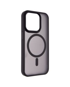 Чохол накладка для iPhone 15 Pro TPU+PC Metal Buttons with MagSafe Colorful Чорна (Black)