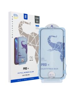 Захисне скло для iPhone 16 Pro Max DM Dust-Free 3D Чорне (Black)