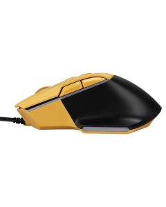 Миша бездротова Hoco GM31 Overlord luminous Чорна (Black Yellow)