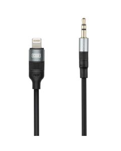 Кабель AUX Earldom ET-AUX54 3.5 to Lightning 1м Чорний (Black)