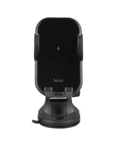 Автодержатель Hoco HW5 15W с беспроводной зарядкой Черный (Black)