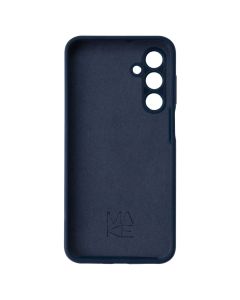 Чохол накладка для Samsung A16 Silicone MakeFuture Синя (Dark Blue)
