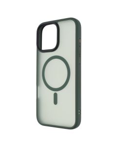 Чохол накладка для iPhone 16 Pro Max WAVE Matte Insane MagSafe Зелена (Dark Green)