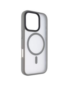 Чохол накладка для iPhone 16 Pro WAVE Matte Insane MagSafe Сіра (Grey)